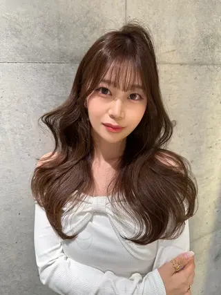 ロング カラー 《髪質改善✖️オリー ブ🧸》小嶋拓也のヘアスタイル