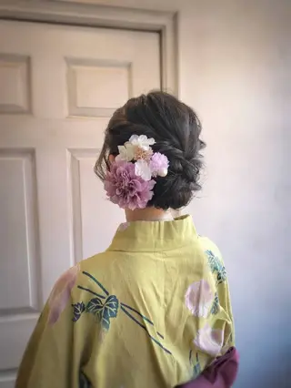 ヘアアレンジ ミディアム Watanabe. cのヘアスタイル