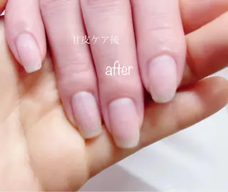 ネイル 北浦和 自爪育成ケアのネイルデザイン