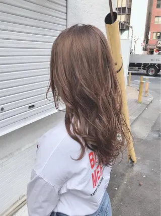 ロング Mavie hair所属・髪質改善×潤艶カラー ⭐️岡田崇彰のヘアスタイル