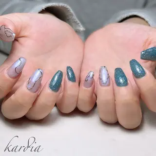 ネイル καρδιά -ｶﾙﾃﾞｨｱ-のネイルデザイン