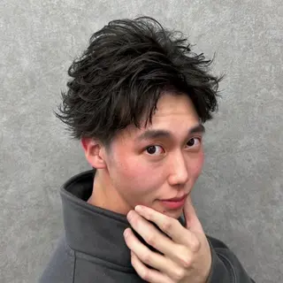 ショート メンズ メンズウルフ特化🐺 🔥長山耕大🔥のヘアスタイル