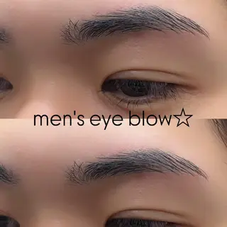 メンズ アイブロウ eyelash  salon blanc 名古屋パルコ店所属・アイリスト /安藤のマツエク・マツパデザイン