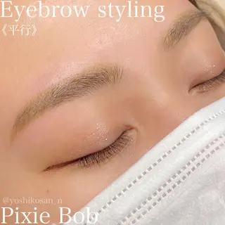 アイブロウ Pixie Bob 🐈‍⬛　位田のヘアスタイル