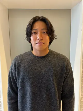 メンズ 内山 湧勝/ショート パーマ特化美容師のヘアスタイル