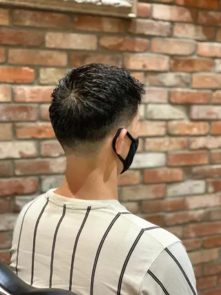ショート パーマ HIROGINZAプレミアムバーバー赤坂店所属・田中 千恩のヘアスタイル