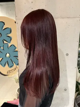 ロング カラー 菅野 紗弥のヘアスタイル