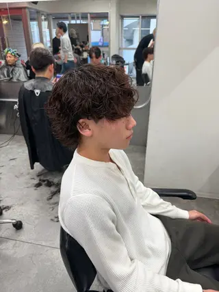 パーマ メンズ 町田エリアＮｏ．１/ パーマ特化/太田京希のヘアスタイル
