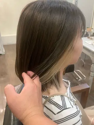 ショート カラー Hair make VERDA所属・富永 憲一郎のヘアスタイル