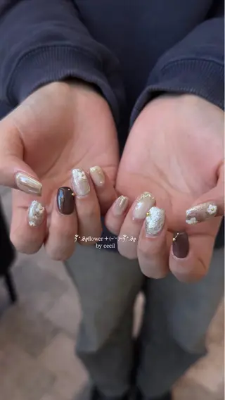 ネイル GRANDE大須 Cecil💜のネイルデザイン
