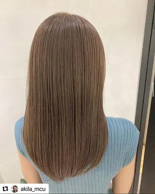 ロング カラー ヘアアレンジ エグチ アキラのヘアスタイル