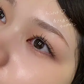 マツエク・マツパ GO TODAY SHAiRE SALON Vellmie店所属・吉祥寺kasumi 🌛eye/browのマツエク・マツパデザイン