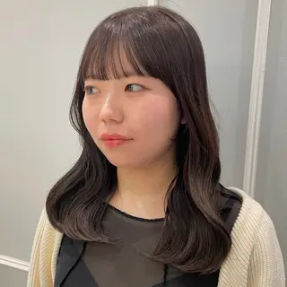 セミロング ねいろ/ カラーモデル募集中のヘアスタイル