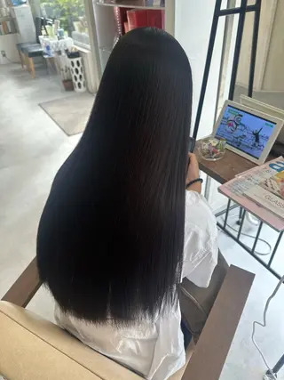 ロング 髪質改善AUSTIN登戸所属・野村 一花 / 暖色 カラー / Wカラーのヘアスタイル