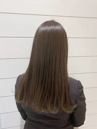 ロング カラー 渋谷/韓国風 西原直樹のヘアスタイル