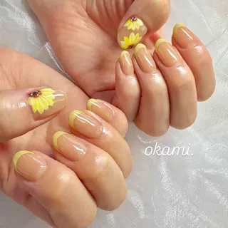 ネイル おかみねいる所属・津久井 美紅のネイルデザイン