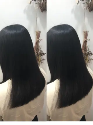 ロング コテ巻き風パーマ/ 髪質改善/河島恭平のヘアスタイル