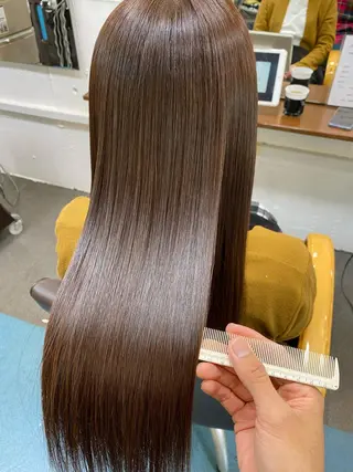 ロング カラー 【髪質改善】に特化 オリーブオイルクラブのヘアスタイル