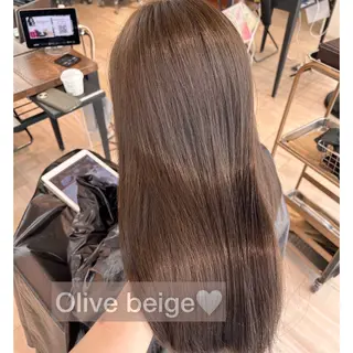 ロング カラー 🍼顔周りカット/ レイヤー/小川華奈のヘアスタイル