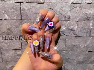ネイル HAPPINAS れん┊痛ネイル&3Dのネイルデザイン