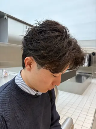 パーマ メンズ fifth 桐山 蒼史のヘアスタイル