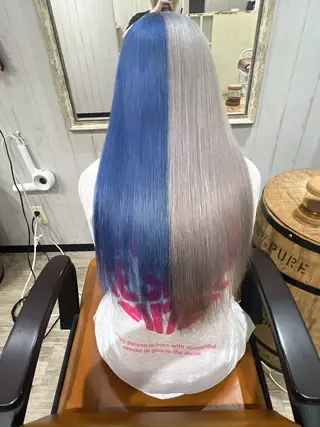 ロング カラー 艶髪/ハイトーン特化 店長/SHOHEIのヘアスタイル