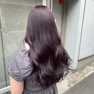 セミロング カラー 大人っぽ♡上品な暖色 ♡ブリーチなし♡のヘアスタイル