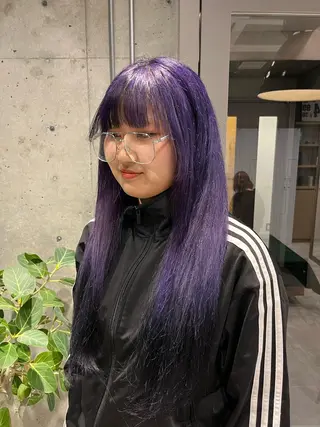 ロング ヘアアレンジ 傷ませないカラー・ ボブ・リクト💥のヘアスタイル