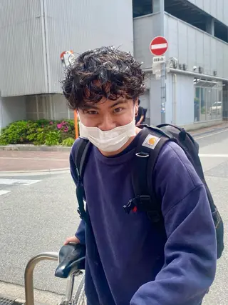 パーマ メンズ BELLA阿部野 TOMOMIのヘアスタイル