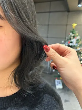 ミディアム 🇰🇷韓国スタイル /束間まつげ🎀ミキのヘアスタイル