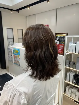 ミディアム カラー 佐野 優斗のヘアスタイル