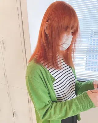 ミディアム カラー 天王寺/阿倍野 tocca rieのヘアスタイル