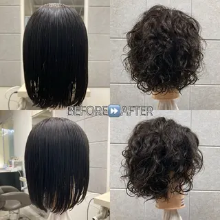 パーマ HAIRLOUNGESoleil六本木所属・Soleil 🌷キムラユウカ🌷のヘアスタイル