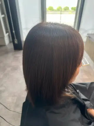 ミディアム 川端 まゆかのヘアスタイル