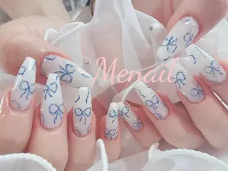 ネイル 🤍POP可愛い🧸 Menailのネイルデザイン