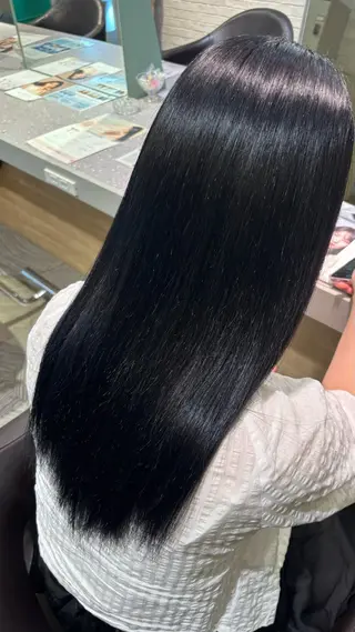 セミロング 札幌中央区縮毛矯正 美容師遠藤龍雅のヘアスタイル
