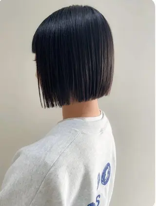 ショート 縮毛矯正×ボブ美容師 /飯田 輝のヘアスタイル