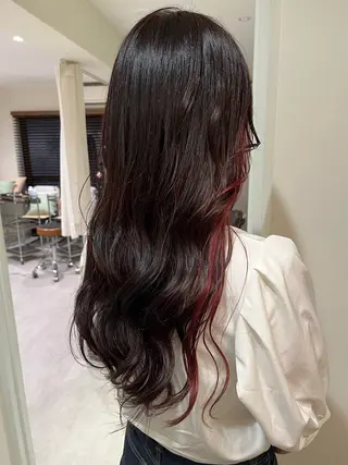ロング カラー ショート/ボブ/透明 感カラー/高橋あみのヘアスタイル