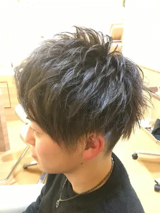ショート カラー メンズ メンズカット 三村洸斗のヘアスタイル