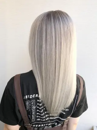 ロング 福田 舜のヘアスタイル