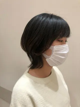 ミディアム ルシードスタイルクリザンテーム所属・メンズパーマ、カラー 大募集村上莉奈のヘアスタイル
