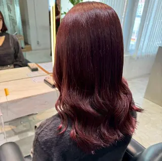 セミロング Nagi /艶カラー /ヘアメ/men'sのヘアスタイル