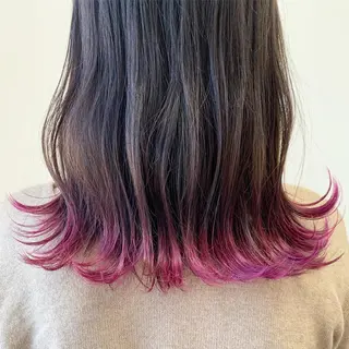 ミディアム フリーランス 美容師 cayocoのヘアスタイル