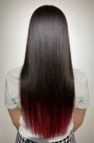 ロング 北村 理奈のヘアスタイル