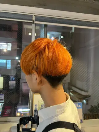 カラー メンズ メンズカットグラデー ションカラー/ケイゴのヘアスタイル