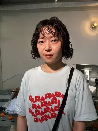 ショート パーマ sakura🌸 レイヤー/韓国ヘアのヘアスタイル