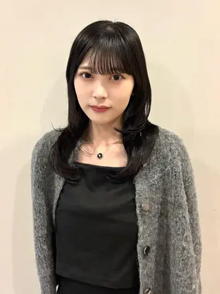 セミロング ヘアアレンジ レイヤー✖️韓国 🇰🇷/藤藪孝太のその他イメージ