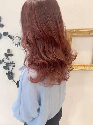 ロング カラー 🩶韓国艶髪🇰🇷 下本夕綺のヘアスタイル