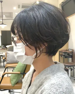 ショート ima所属・メンズヘア特化 ニヘイのヘアスタイル