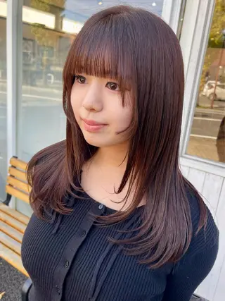 ロング 🍭透明感カラー 志賀拓海🍬🌈のヘアスタイル